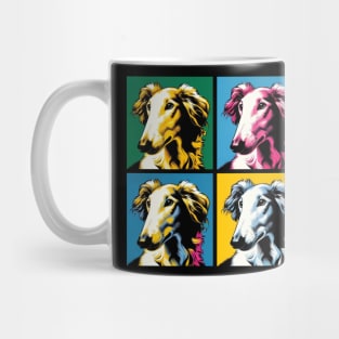 Pop Retro Borzoi Art - Cute Puppy Mug